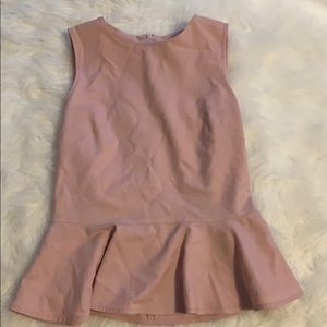 Pink peplum shirt